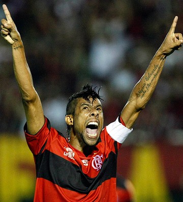 Leo Moura gol Flamengo (Foto: Fábio Castro / Ag. Estado)