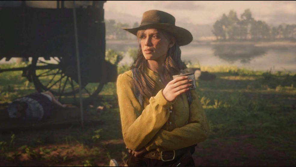 Sadie não é protagonista, mas tem grande importância na saga de Red Dead Redemption 2 — Foto: Divulgação/Rockstar