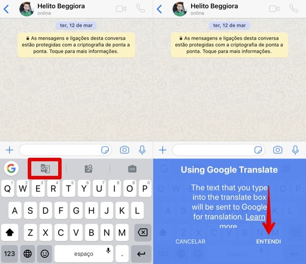 Como Traduzir Textos No Iphone Automaticamente Com O Gboard Idiomas Techtudo