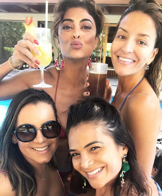 Juliana Paes comemora com amigas e familiares seus 39 anos (Foto: Reprodução/Instagram)