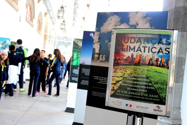 Exposição Mudanças climáticas, no Museu Catavento (Foto: Divulgação)
