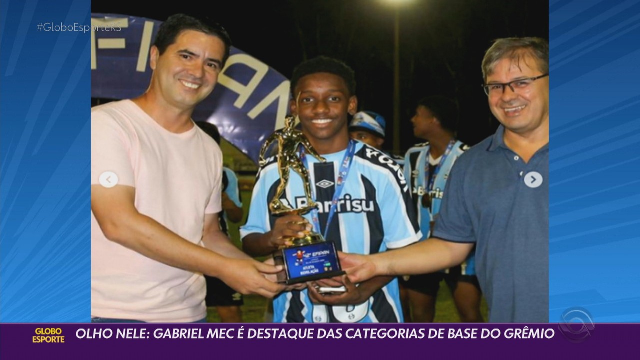 Olho nele: Gabriel Mec é destaque das categorias de base do Grêmio