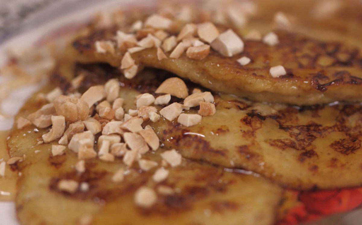 Como fazer panqueca de banana | Receitas Gshow | Gshow
