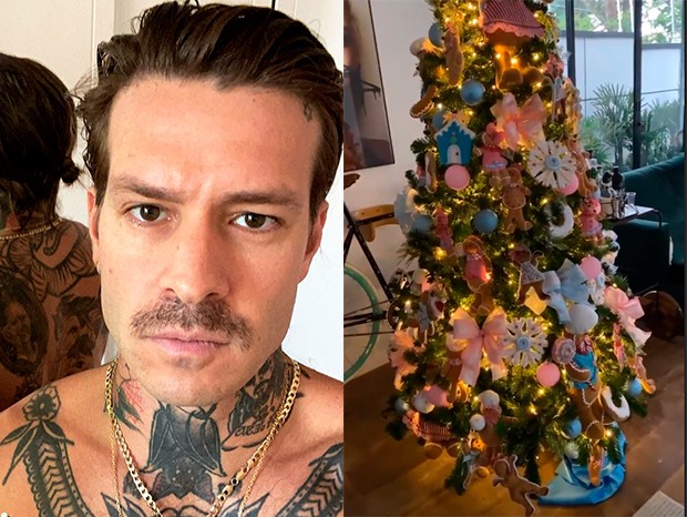 Mateus Verdelho mostra sua árvore de Natal (Foto: Reprodução/Instagram)