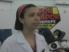 Em greve, residentes do HDM fazem doação de sangue em Petrolina, PE