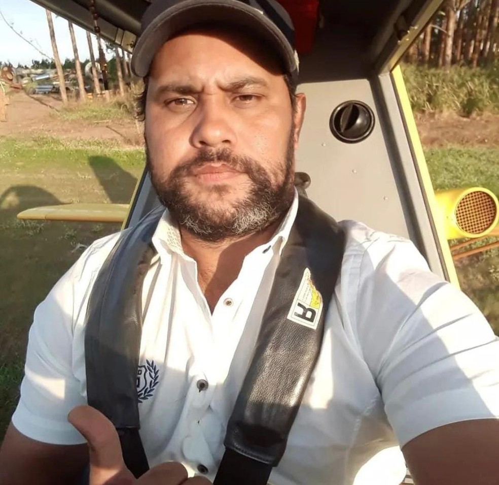 Piloto agrícola Maxsuel Lessa, de 37 anos, está desaparecido em MT — Foto: Redes sociais