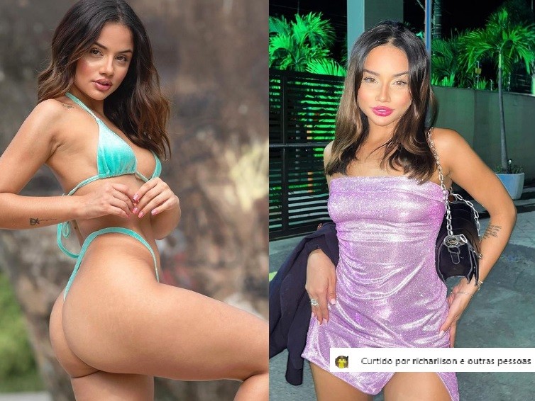 Tainá Maia, nova participante do 'Túnel do amor', chamou atenção do jogador Richarlison no Instagram — Foto: Reprodução/Instagram