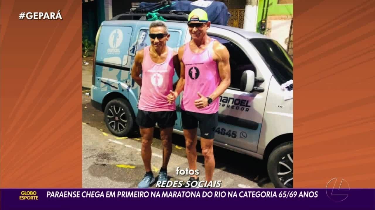 Paraense chega em primeiro na maratona do Rio na categoria 65/69 anos