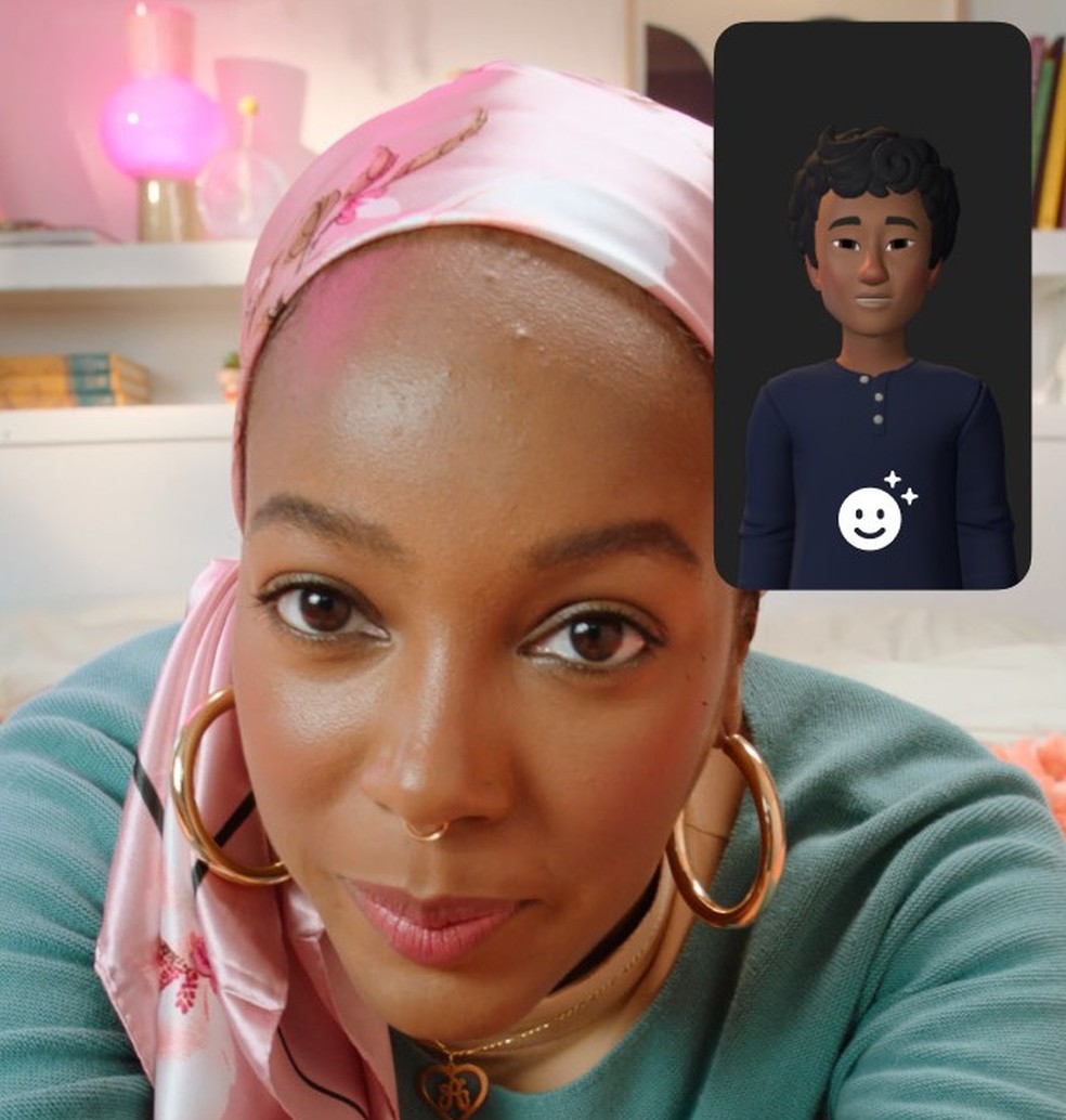 Uso de avatar em chamadas de vídeo de WhatsApp, Instagram e Messenger será liberado em 2023 — Foto: Divulgação/Meta