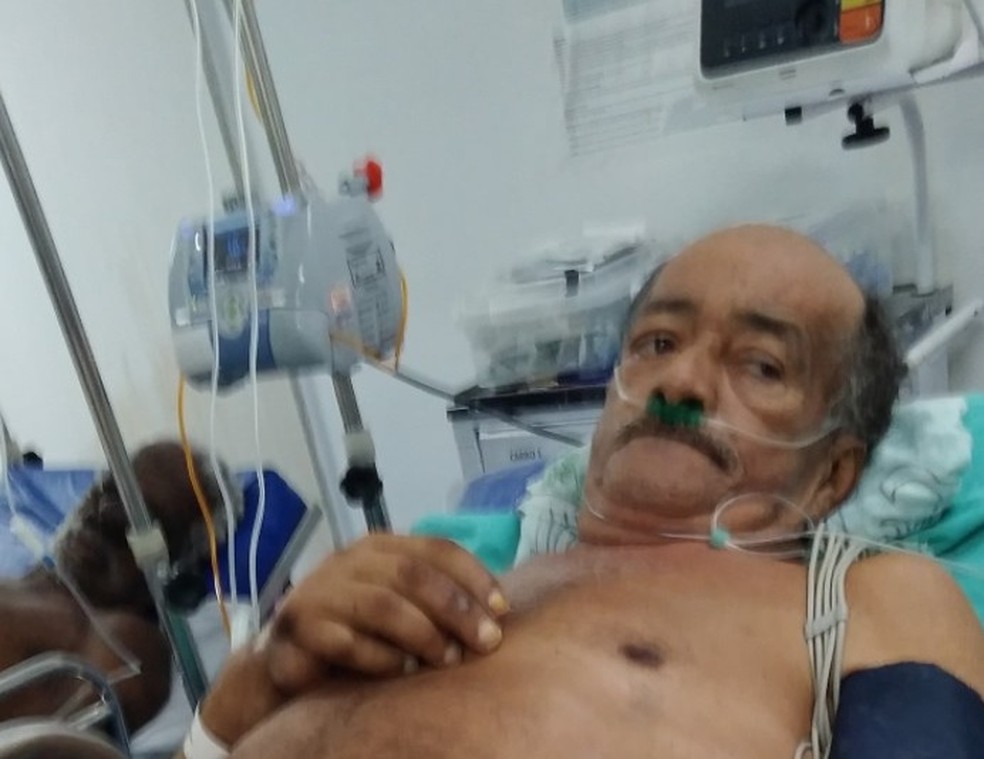 Amilton da Hora morreu no Hospital Getúlio Vargas (HGV), no Recife — Foto: Reprodução/WhatsApp