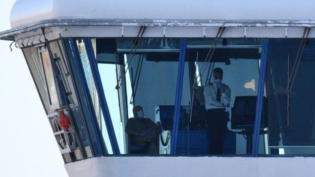 BBC - Os passageiros e funcionários do cruzeiro Diamond Princess tiveram que permanecer em quarentena após descobrirem casos de coronavírus a bordo. (Foto: Getty Images via BBC)