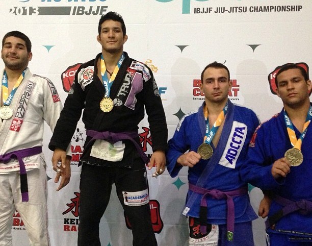 O atleta Lucas Daniel ficou com a medalha de ouro do Rio Open de Jiu-Jitsu (Foto: Divulgação)
