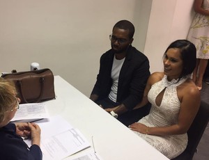 Luiz Antonio se casou nesta semana no civíl (Foto: Arquivo Pessoal)