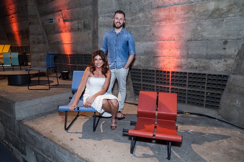 Taissa Buescu e Rafael Conejo, da Tintas Suvinil, principal patrocinadora do Prêmio Casa Vogue Design 2018