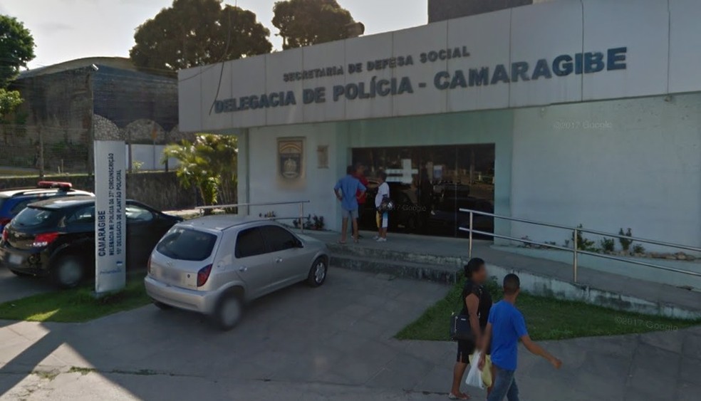 Delegacia de Camaragibe, no Grande Recife (Foto: Google Maps/Street View)