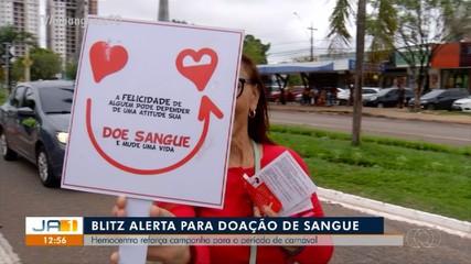 Hemocentro reforça campanha para doação de sangue no período de Carnaval