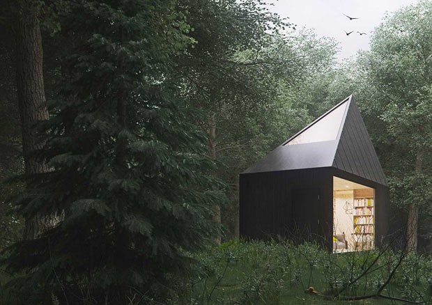 Uma cabana na floresta (Foto: Tomek Michalski / Divulgação )