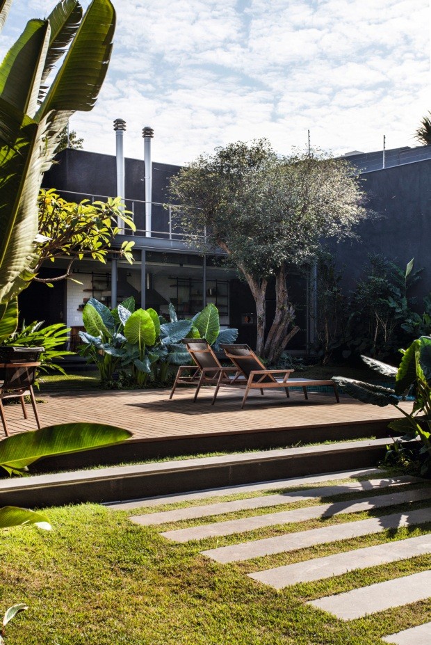 Jardim projetado pelo paisagista Gil Fialho em São Paulo (Foto: Marco Antonio / Editora Globo)