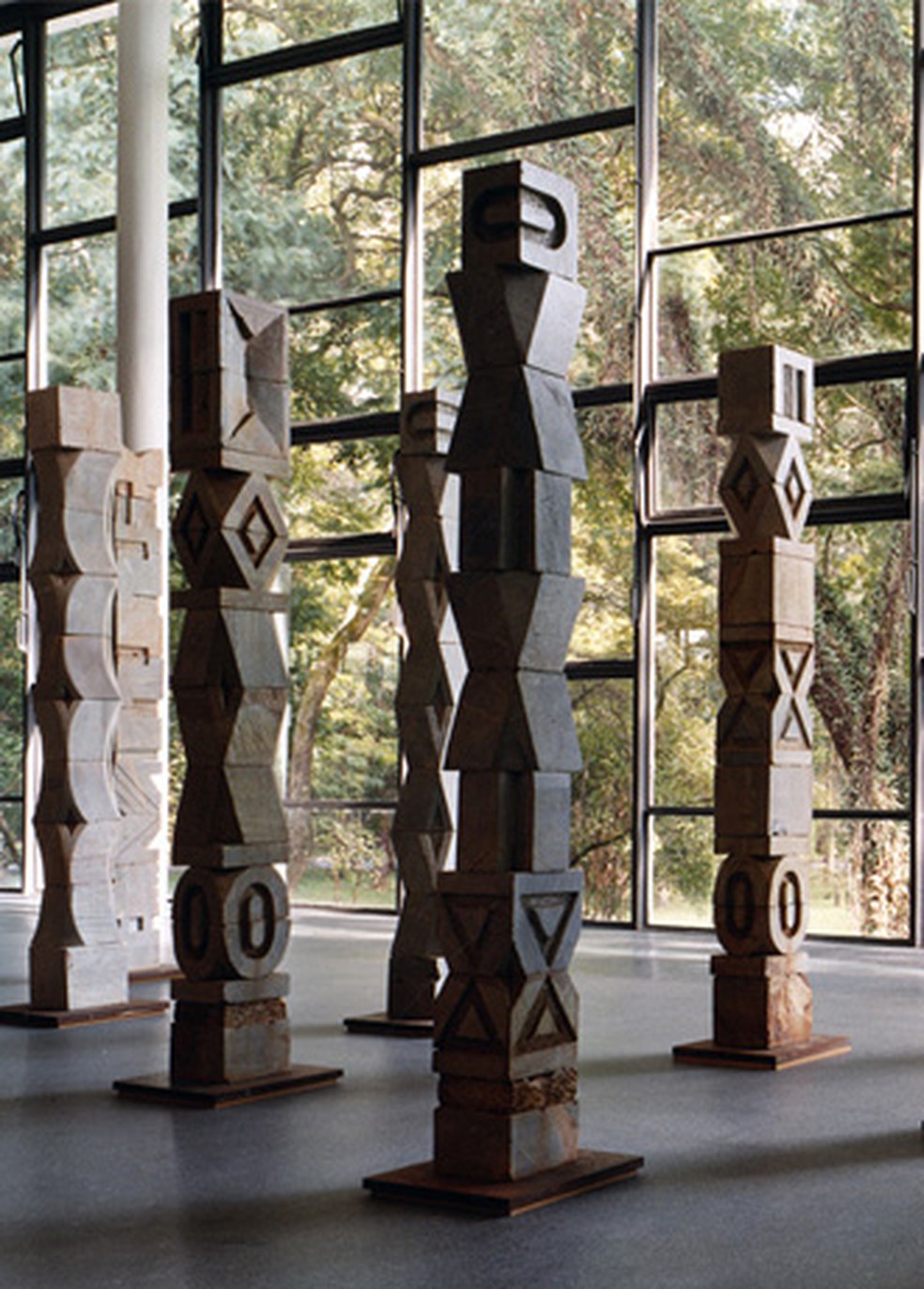Obra no Museu Afro Brasil &mdash; Foto: Reprodu&ccedil;&atilde;o/Museu Afro Brasil