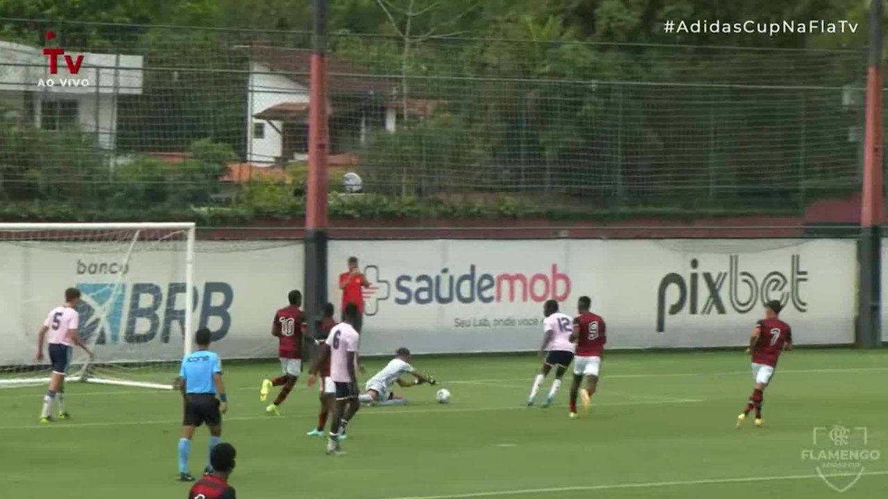 Flamengo goleia Arsenal na estreia na Flamengo Adidas Cup Sub-16; veja os gols