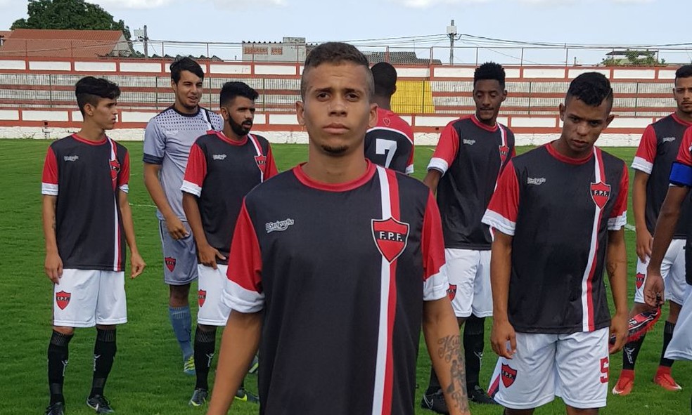 O lateral Maceió marcou o primeiro gol da Seleção Paraibana na competição (Foto: Divulgação/FPF)