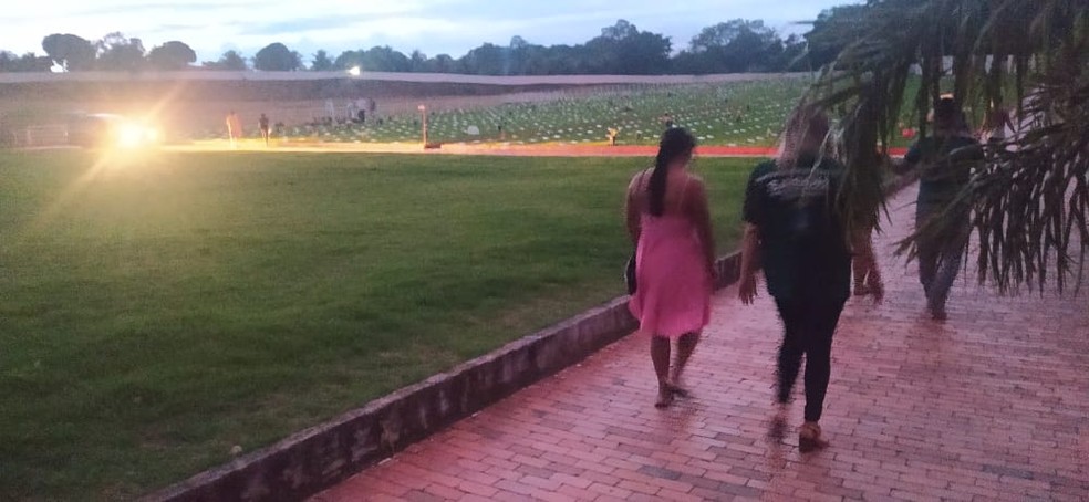 Enterro de Nego Bau foi no Cemitério Morada da Paz, em Rio Branco — Foto: Arquivo pessoal 