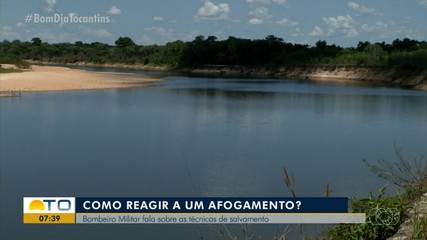 Corpo de bombeiros ensina o que fazer em casos de afogamento