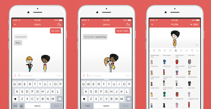 Converse através de seus próprios personagens virtuais com MimeChat (Foto: Divulgação/AppStore)