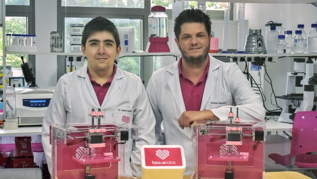 Gabriel Liguori e Emerson Moretto, fundadores da TissueLabs (Foto: Divulgação)