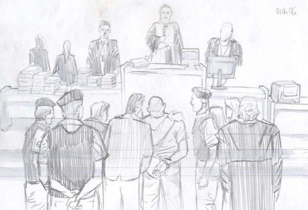 Após cinco dias, jurados consideraram culpados os réus que seguiram no júri (Foto: Leo Aragão/G1)