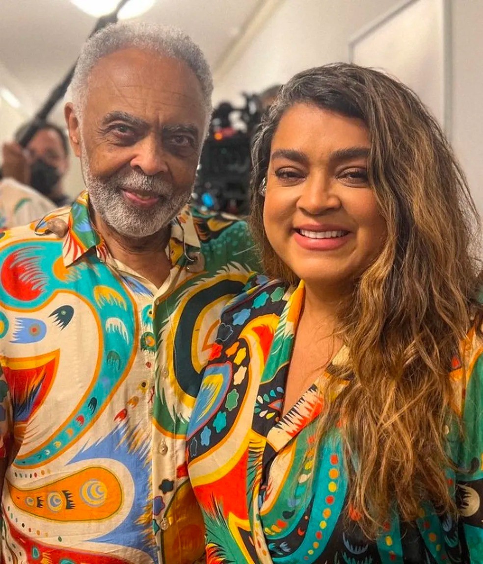 Gilberto Gil e Preta Gil &mdash; Foto: Reprodu&ccedil;&atilde;o/Instagram