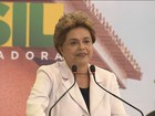 Dilma volta a criticar o processo de impedimento no Congresso