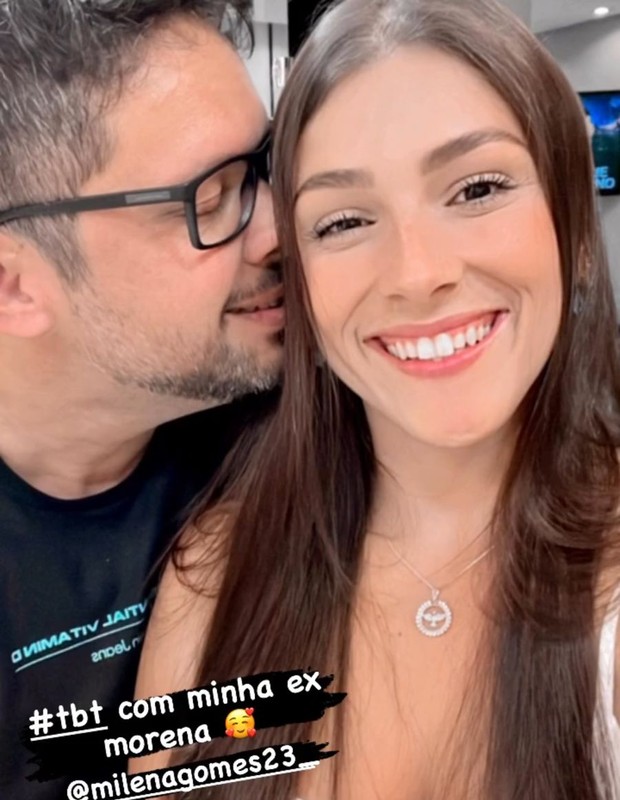 Eduardo Polastreli e Milena Gomes (Foto: Reprodução/Instagram)