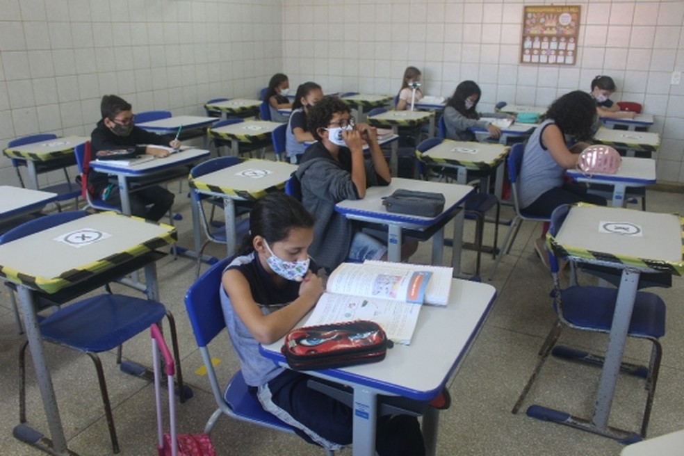 Prefeitura de Natal autoriza retorno de 100% dos estudantes da rede municipal na terça-feira (16) — Foto: Divulgação/SME