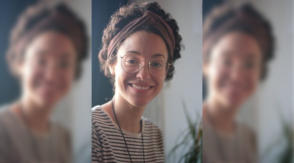 L&iacute;via, estudante brasileira de 27 anos que desapareceu na Alemanha &mdash; Foto: Montagem/G1