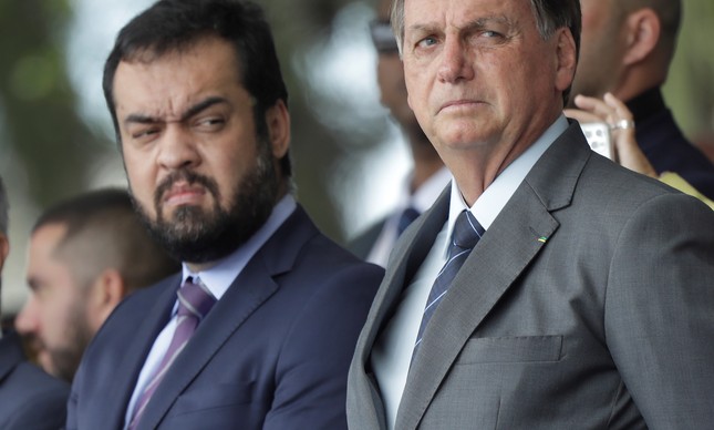 O governador Cláudio Castro e o presidente Jair Bolsonaro