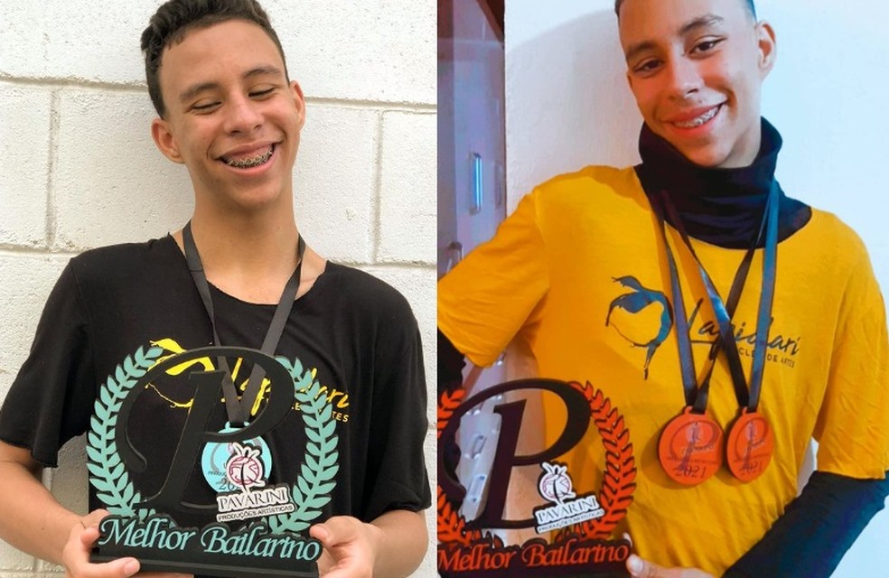 Amauri Lopes dança há 3 anos em Praia Grande e já ganhou diversos premiações  — Foto: Arquivo pessoal