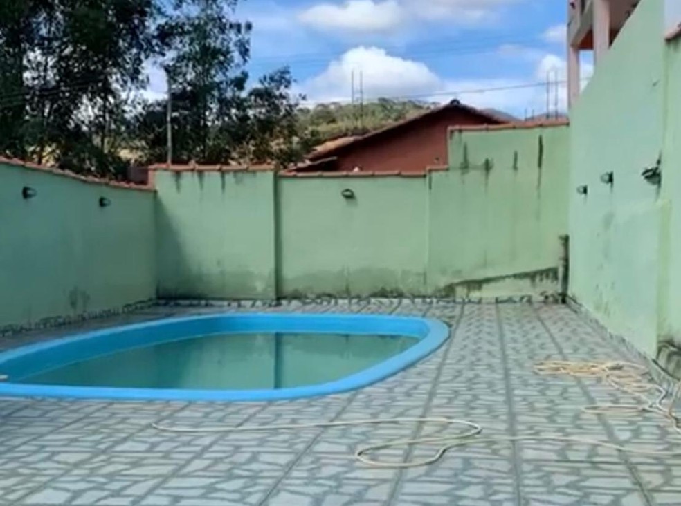 Casa alugada em Rochedo de Minas pelo suspeito do desaparecimento da ex-mulher em Juiz de Fora — Foto: Polícia Civil/Divulgação