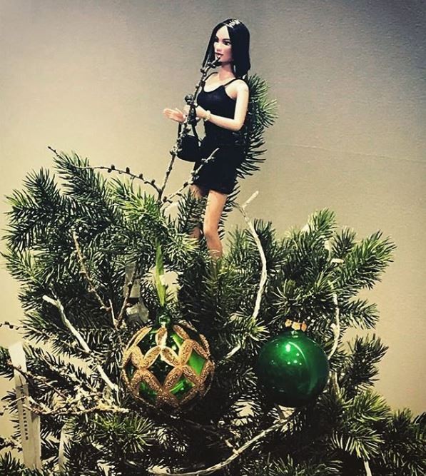 Decoração de Natal de Victoria Beckham (Foto: Instagram)