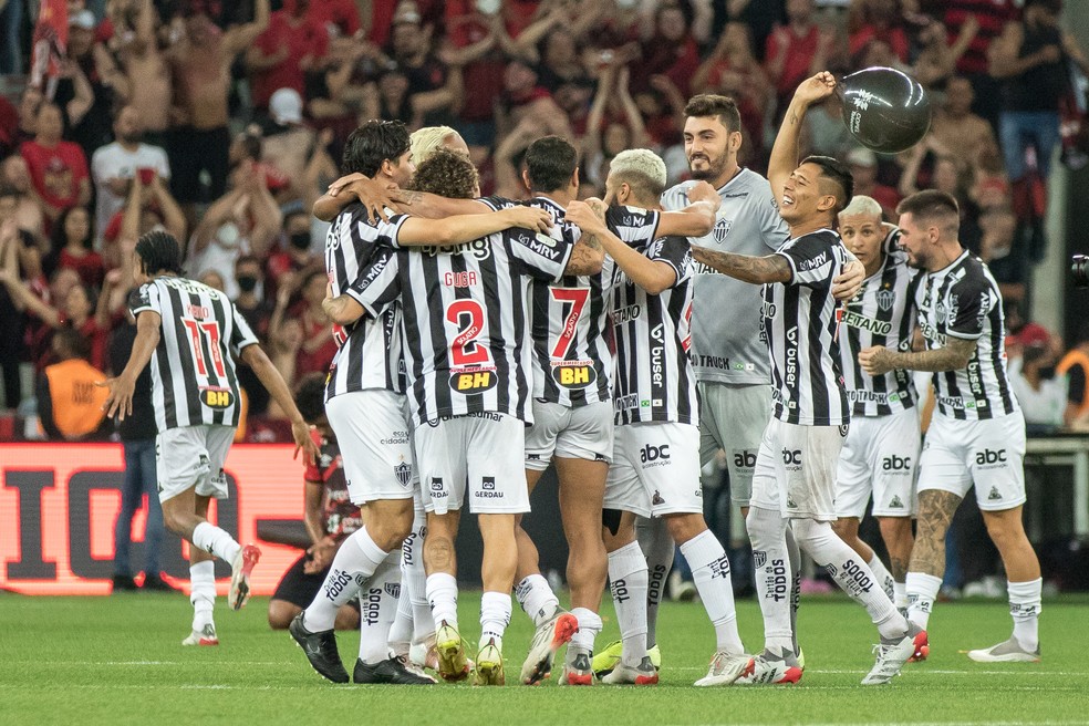 Jogadores do Atltico-MG comemoram ttulo da Copa do Brasil  Foto: Robson Mafra/AGIF