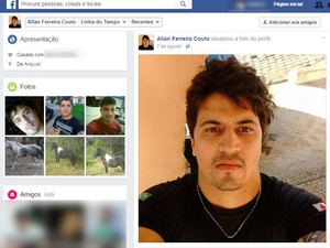 Allan Ferreira Couto tinha 30 anos (Foto: Reprodução/Redes sociais)