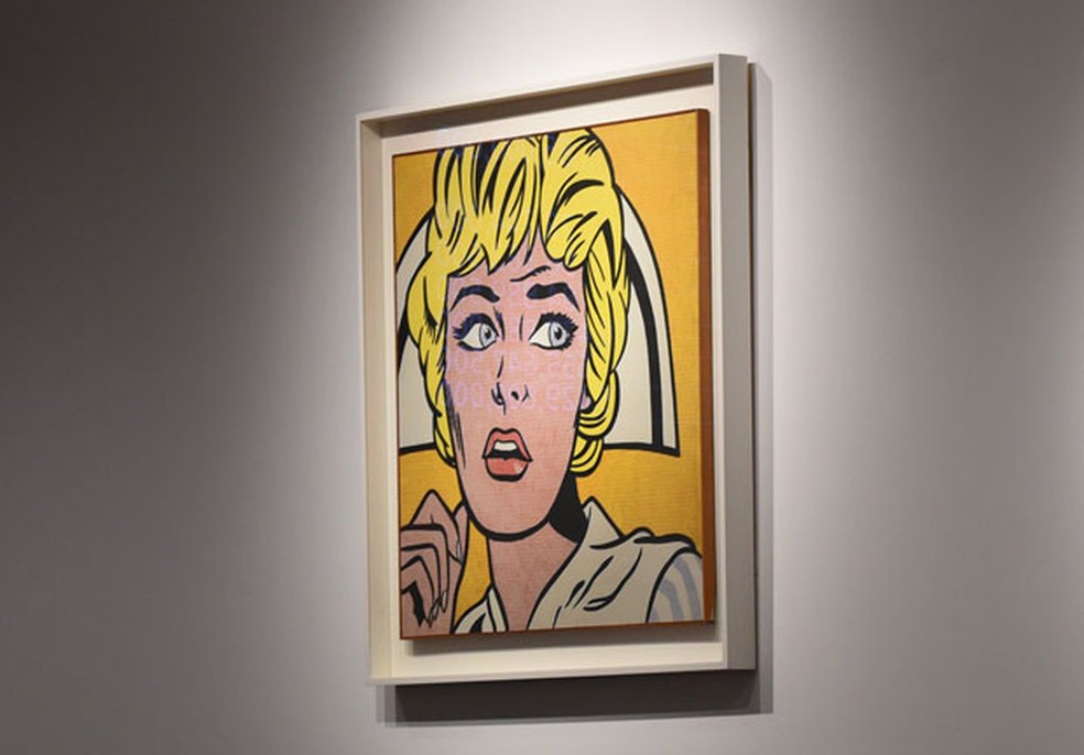 'Nurse', de Roy Lichtenstein, obteve US$ 95,3 milhões no mesmo leilão da Christie's (Foto: TIMOTHY A. CLARY/AFP)