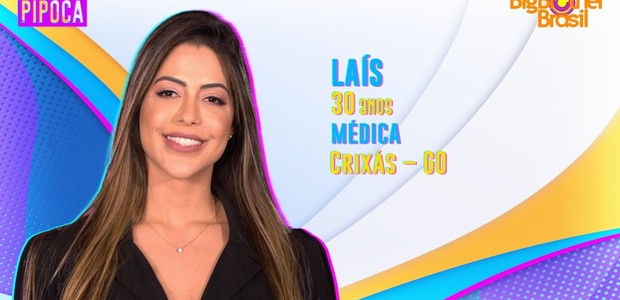 A médica Laís está no Pipoca do BBB22 (Foto: Divulgação/Globo)