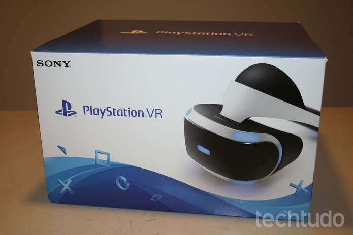 Caixa do PS VR em detalhes (Foto: Felipe Vinha/Techtudo)