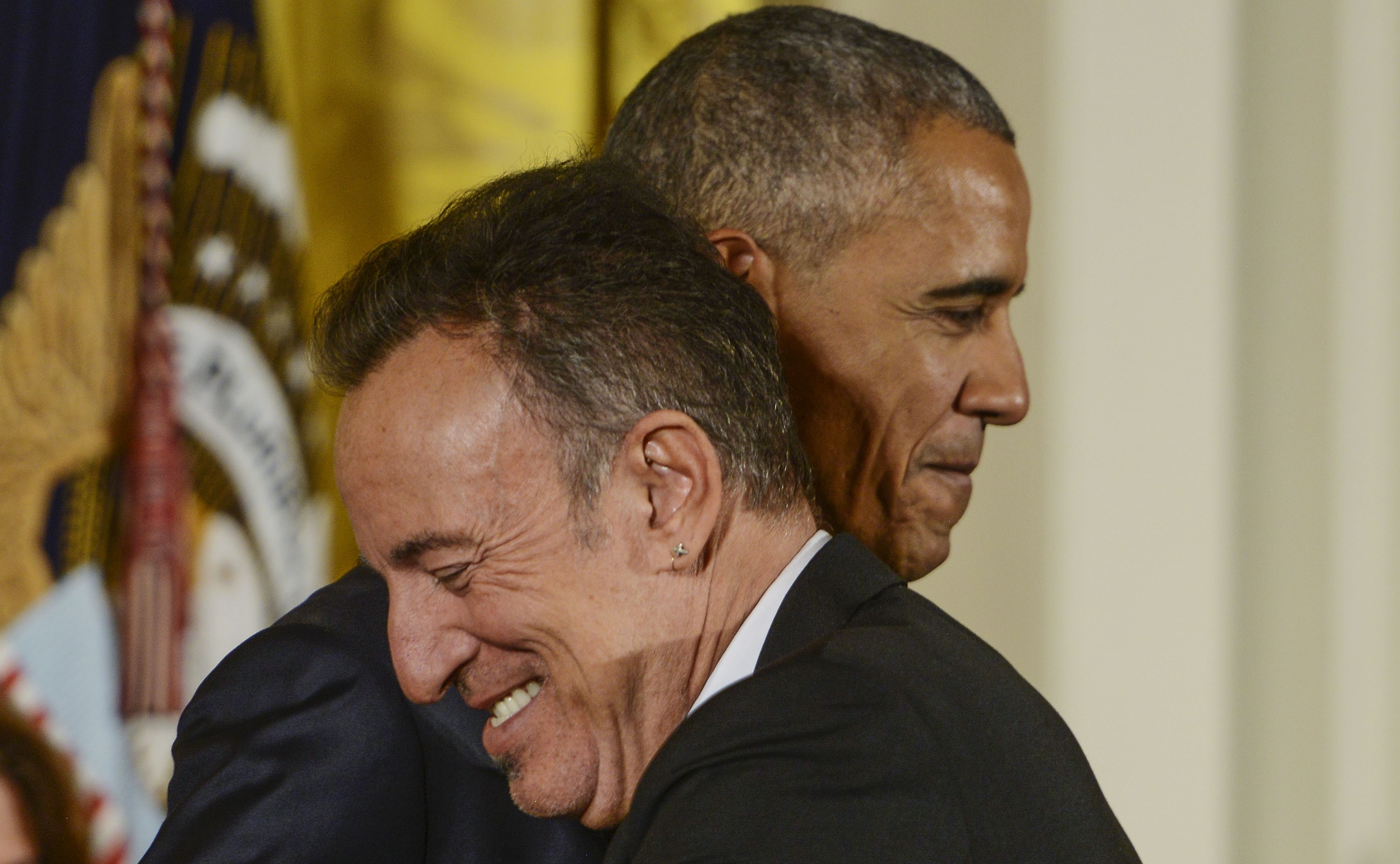 Barack Obama e Bruce Springsteen (Foto: Getty Images)