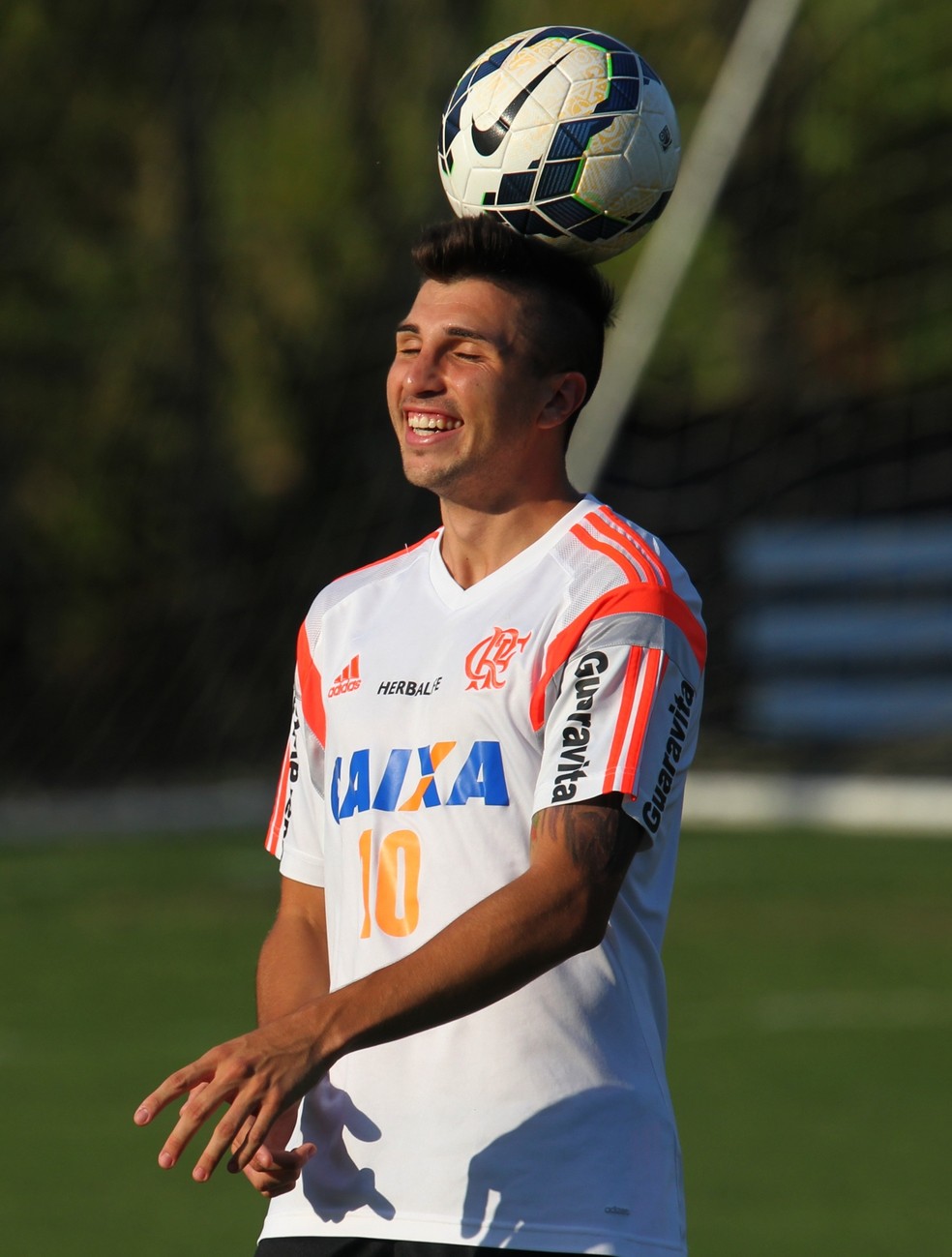 Mugni, Ninho do Urubu, treino, Flamengo — Foto: Gilvan de Souza/ Fla Imagem