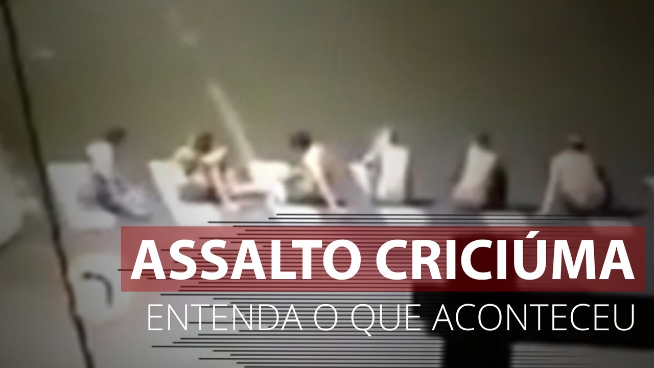 VÍDEO: Entenda o assalto Banco do Brasil em Criciúma (SC)