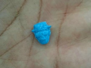 Comprimidos de ecstasy têm formato do rosto de personagem de Breaking Bad (Foto: Divulgação/PRF)