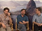 Elenco de 'Se beber, não case 3' fala do filme; veja vídeo com entrevistas