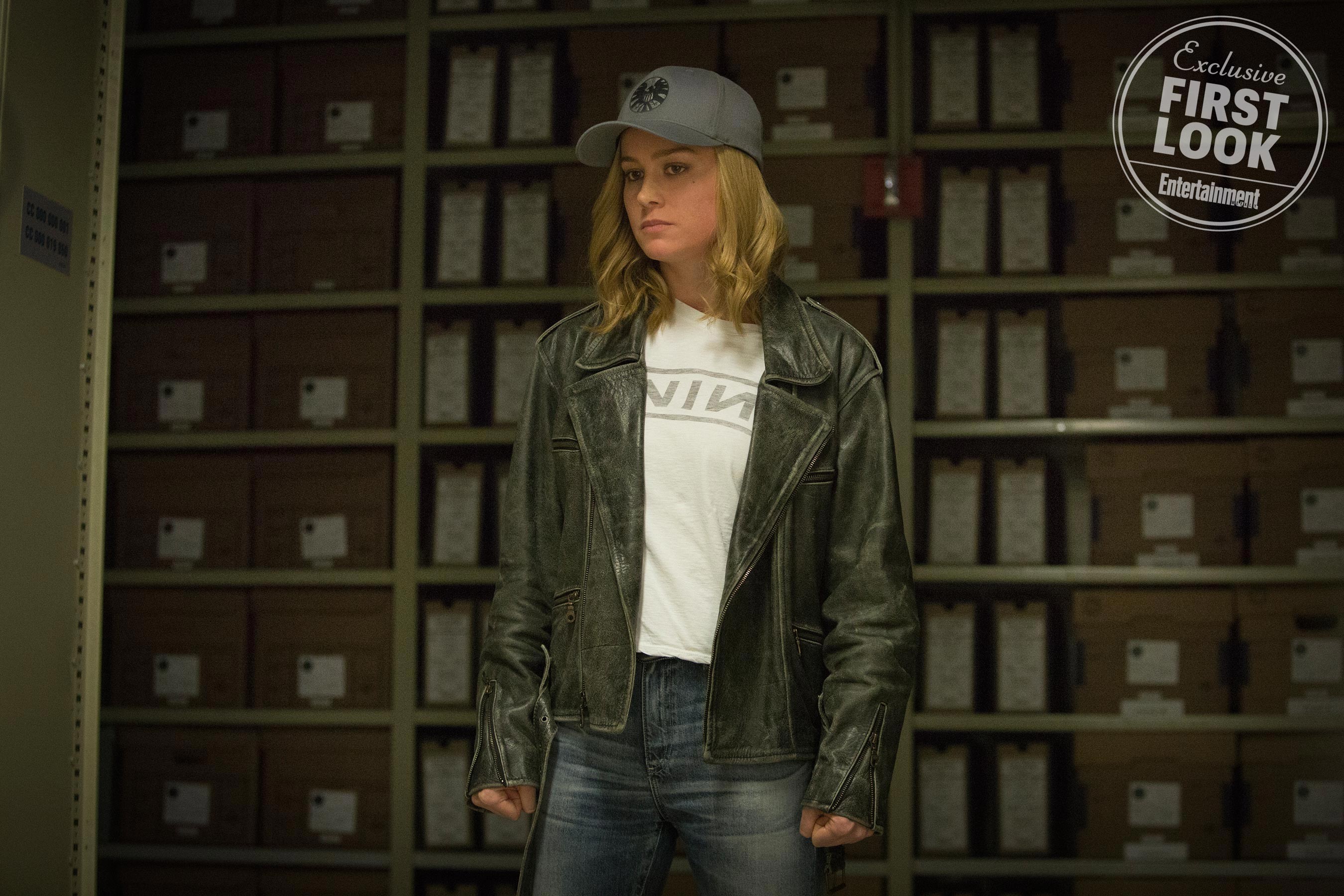 Brie Larson como a Capitã Marvel (Foto: Reprodução/EW)